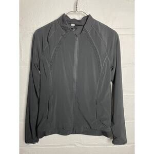 Excellent Lululemon Hit It Black Laser Cut Jacket 4